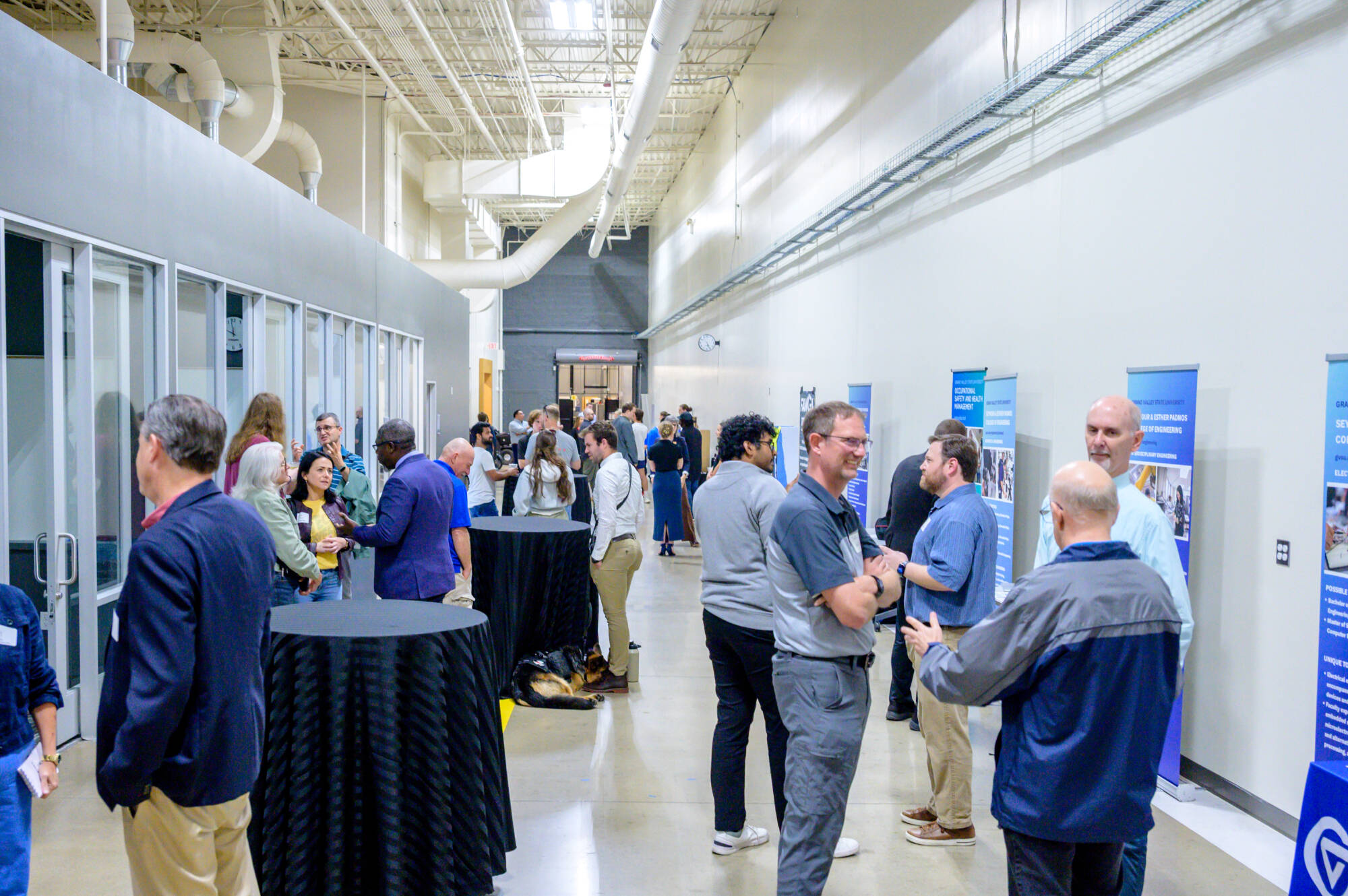 crowd at Blue Spark Tech Week event